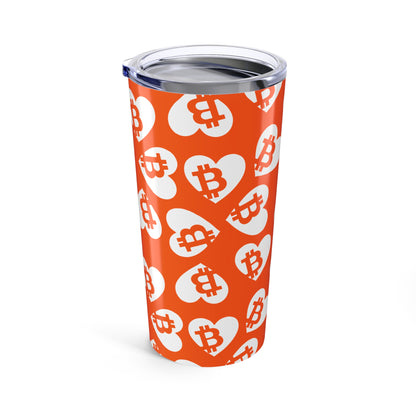 Bitcoin Pocket Heart Tumbler 20oz