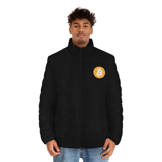 Bitcoin Alaska Men's Adventure Puffer Jacket