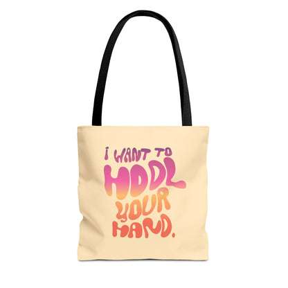 'I Want To HODL Your Hand' AOP Tote Bag