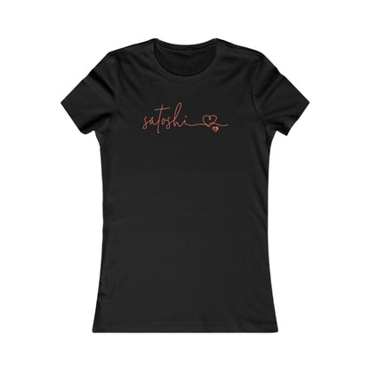 Satoshi Love Letters Slim Fit T-Shirt