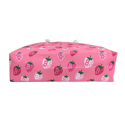StrawBerry Bitcoin Weekender Bag