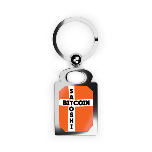 Satoshi Bitcoin Crossed Keyring