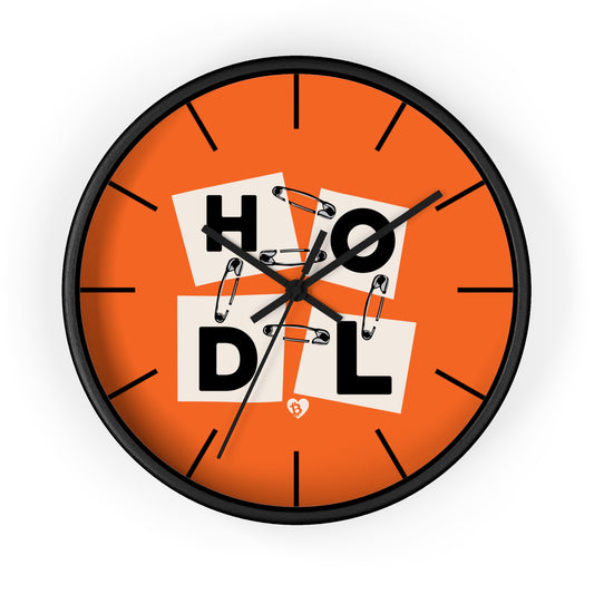 Remember to HODL Wall Clock