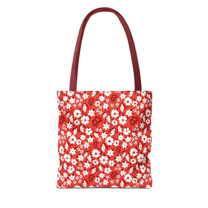 Red Romance Bitcoin Tote Bag