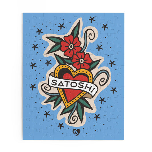 Satoshi Tattoo Jigsaw Puzzle
