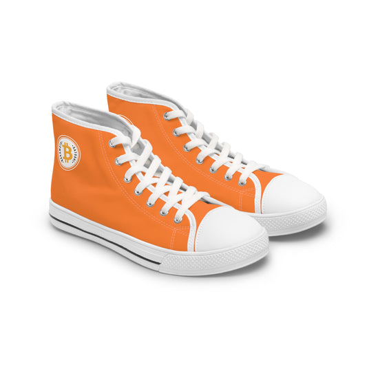 Love is Bitcoin High Top Canvas Women's Sneakers