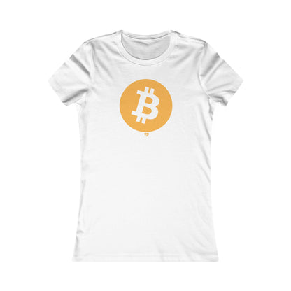 Big B Bitcoin Symbol Slim Fit T-Shirt