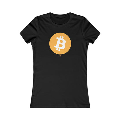 Big B Bitcoin Symbol Slim Fit T-Shirt