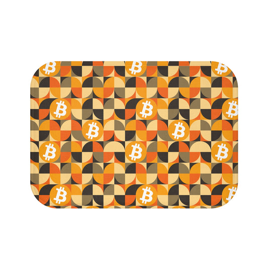 AirBTC Bitcoin Geo Bath Mat