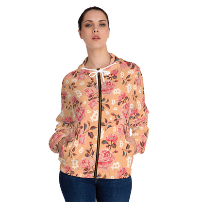 Stack Roses Women’s Full-Zip Hoodie