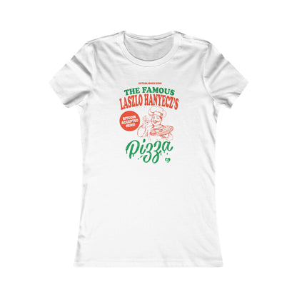 Bitcoin Pizza Shop Slim Fit T-Shirt
