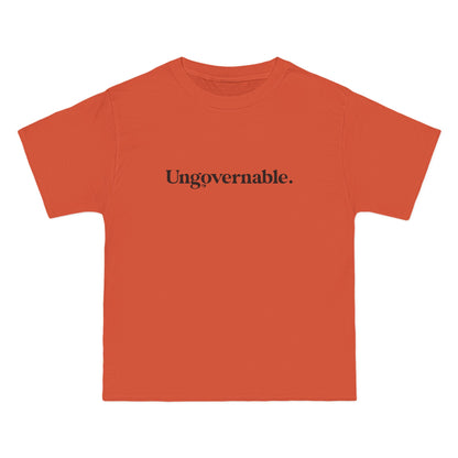 Camiseta clásica extragrande con estampado de carne de Ungovernable 