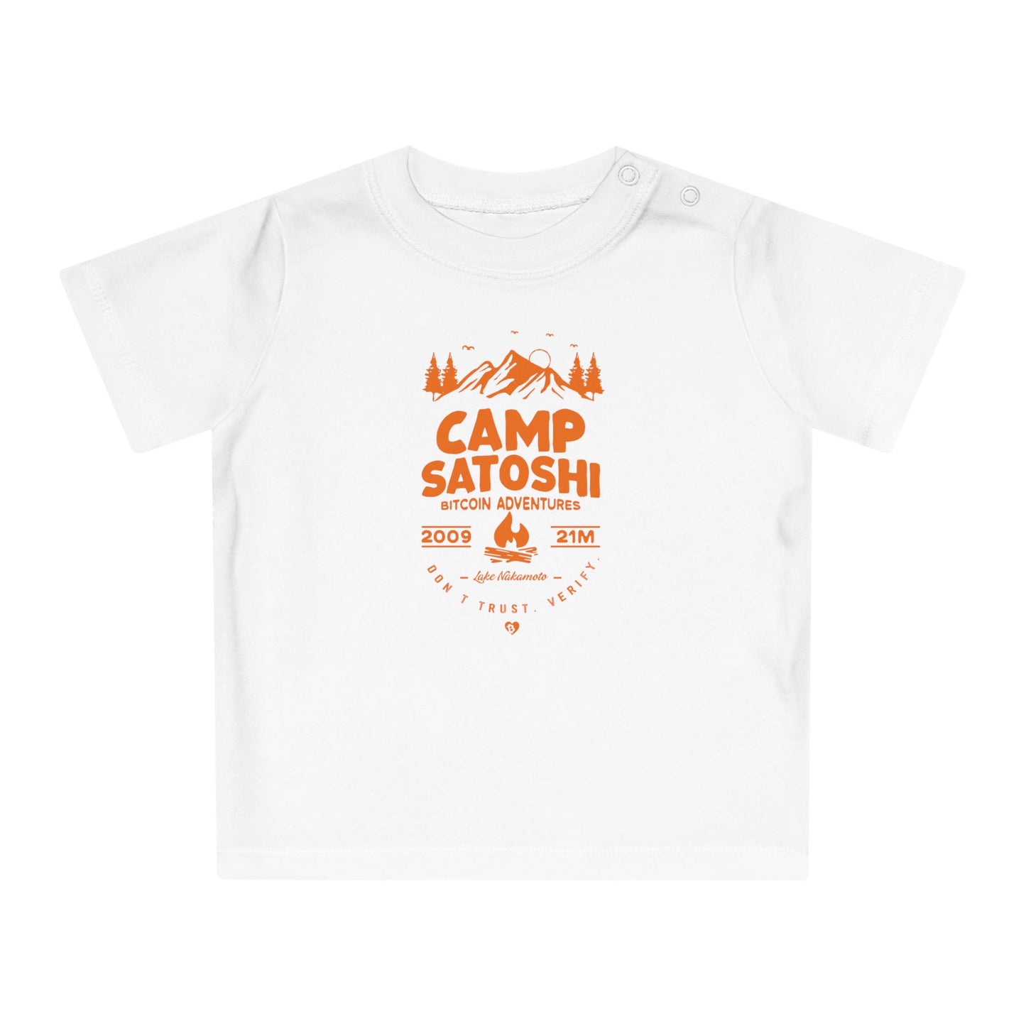 Camp Satoshi Organic Cotton Baby T-Shirt