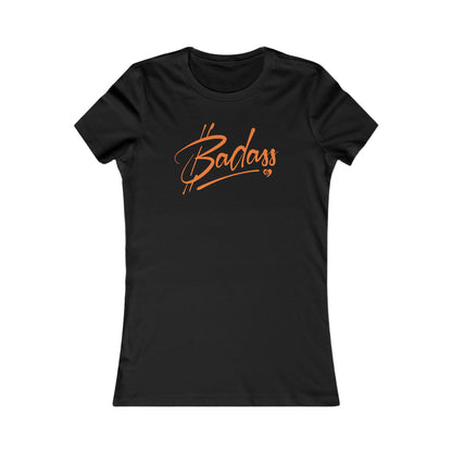 Bitcoin Badass Slim Fit Women's T-Shirt