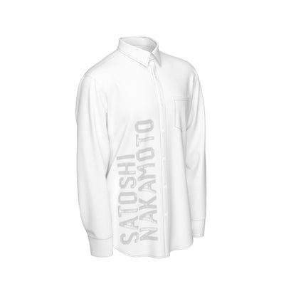 Satoshi Nakamoto Faded Men's Long Sleeve Shirt