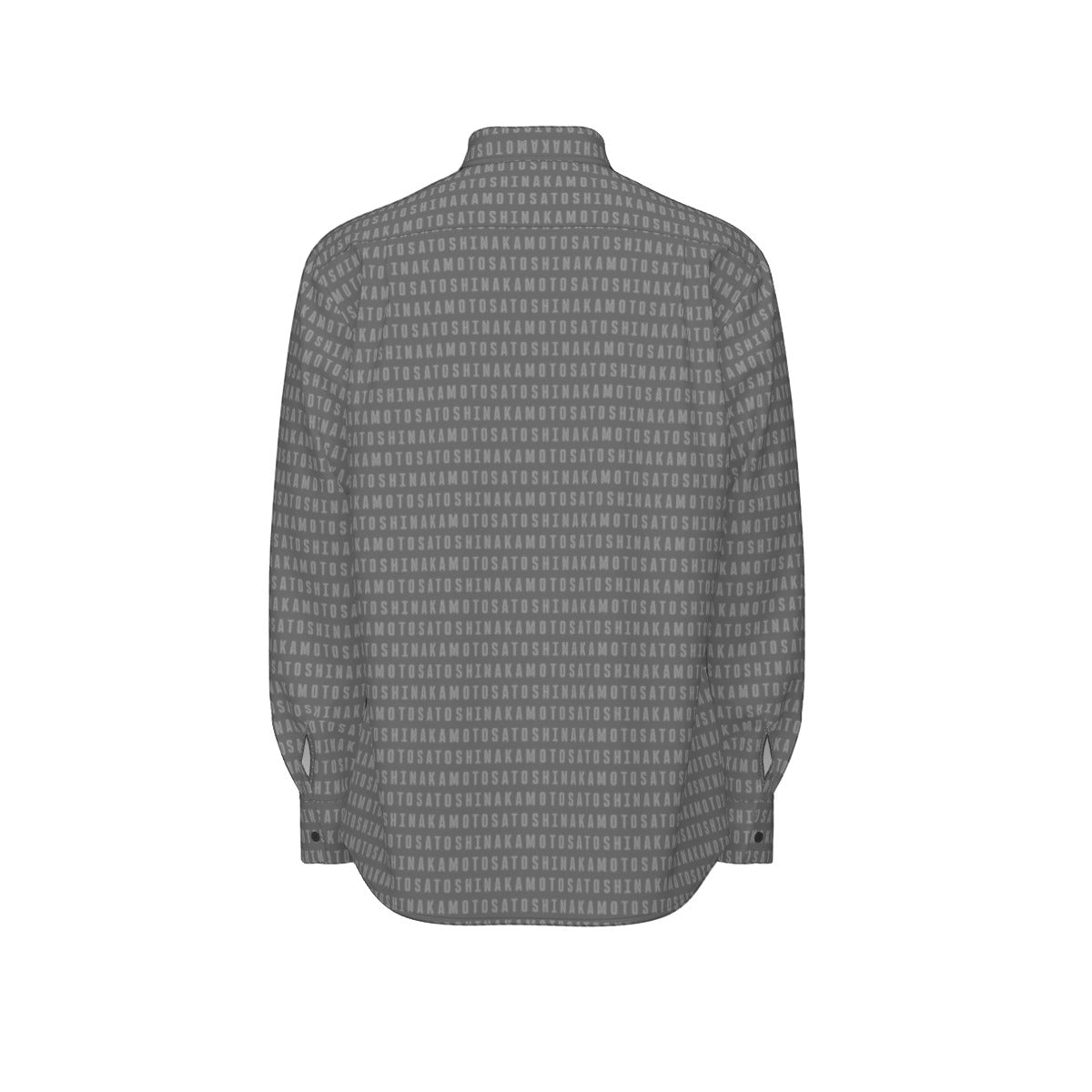 Satoshi Nakamoto Fine Print Men's Long Sleeve Shirt
