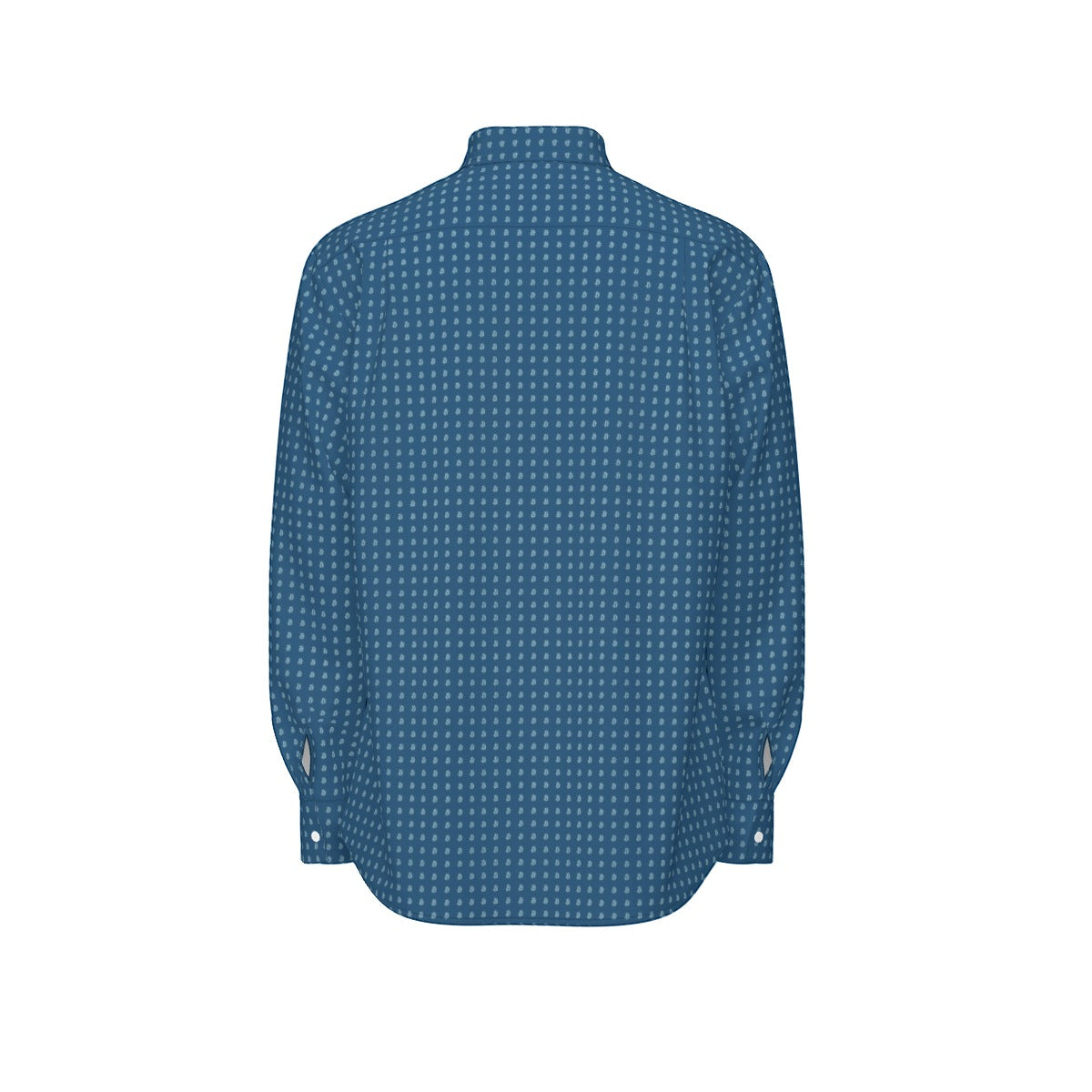 Baby Blue Bitcoin Bs Navy Men's Long Sleeve Shirt