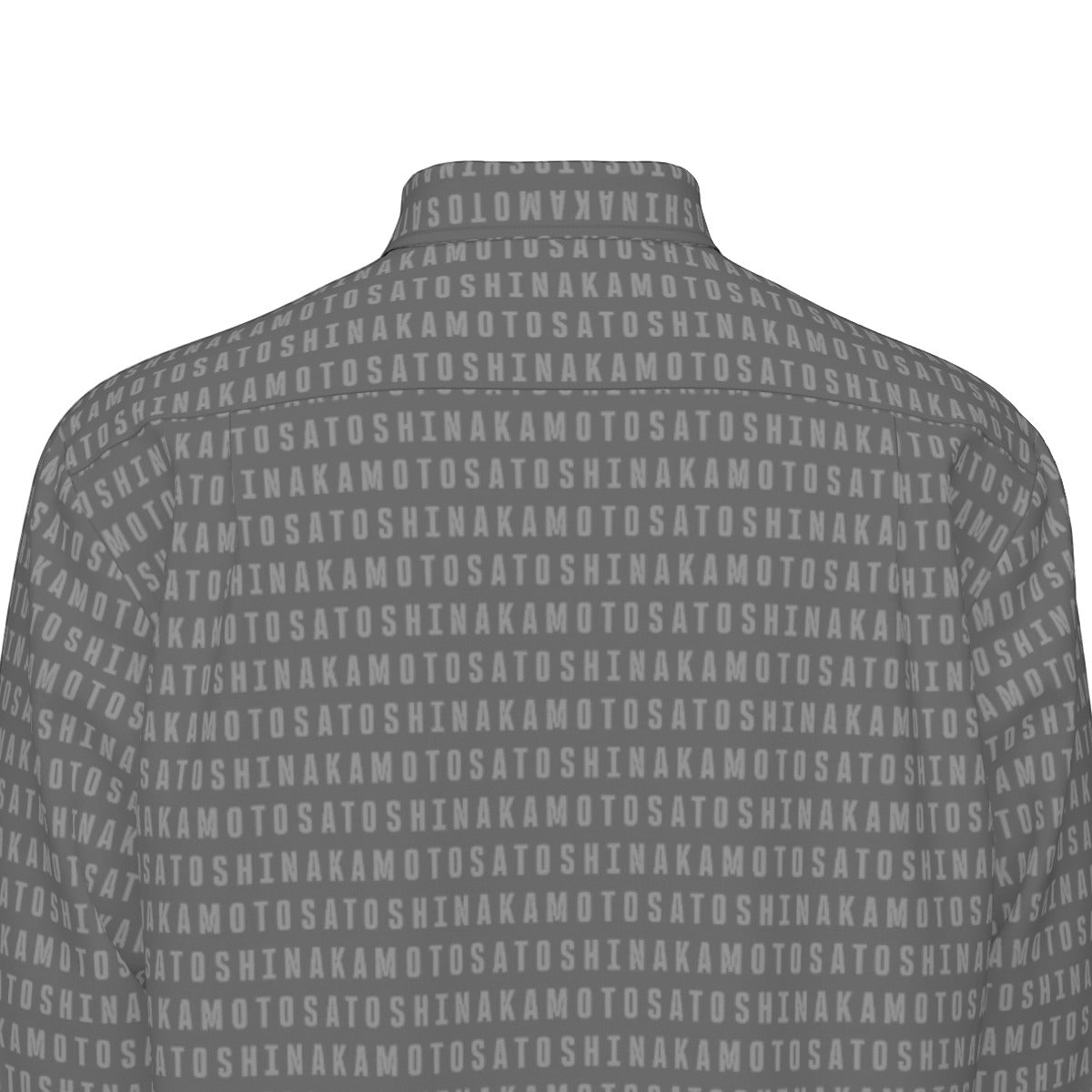 Satoshi Nakamoto Fine Print Men's Long Sleeve Shirt
