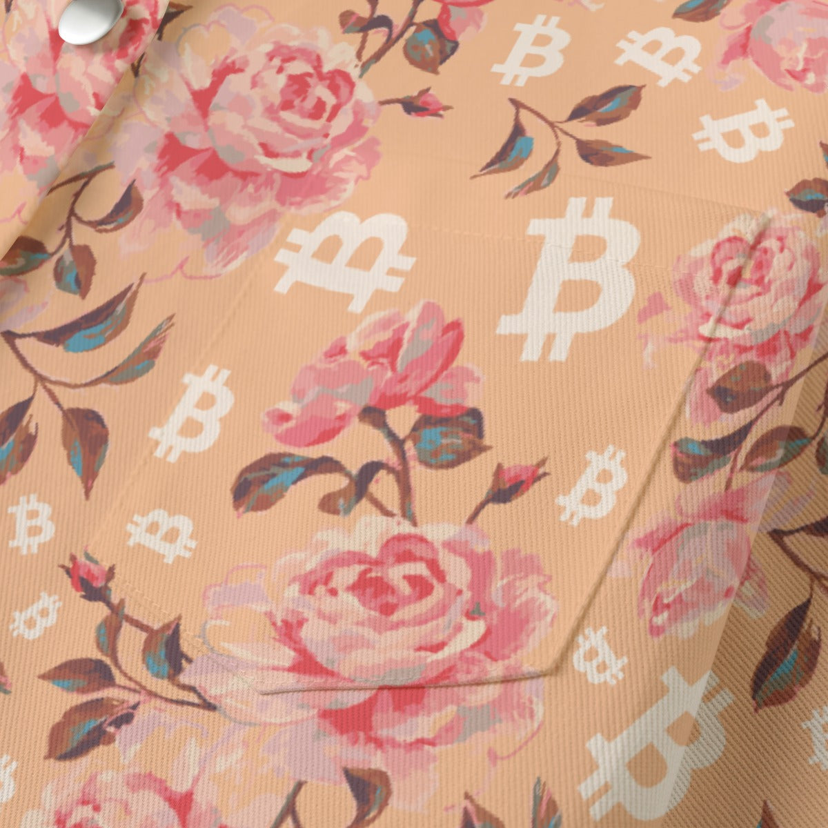 Stack Roses Women's Cropped Jacket