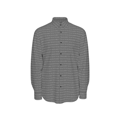 Satoshi Nakamoto Fine Print Men's Long Sleeve Shirt
