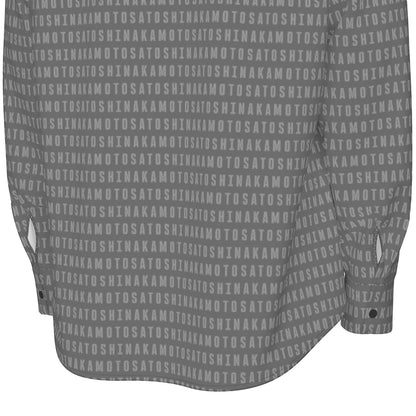 Satoshi Nakamoto Fine Print Men's Long Sleeve Shirt