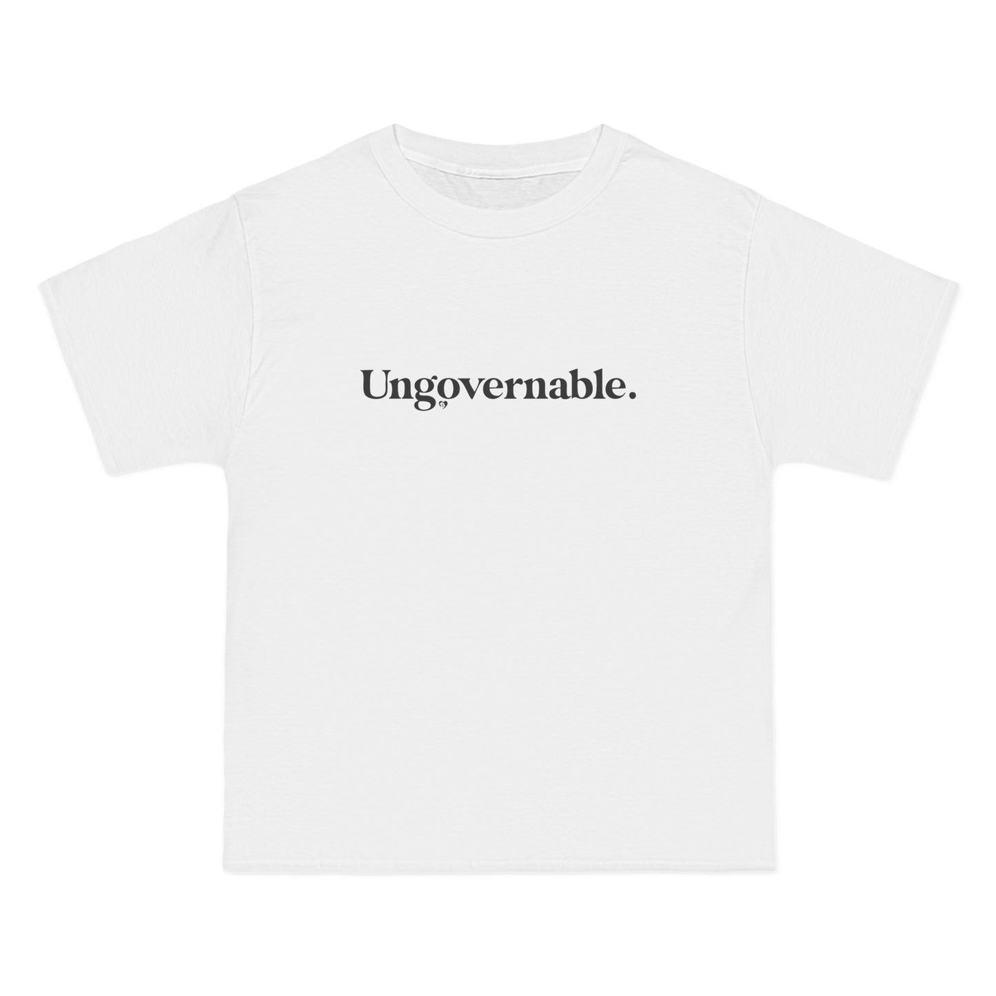 Camiseta clásica extragrande con estampado de carne de Ungovernable 
