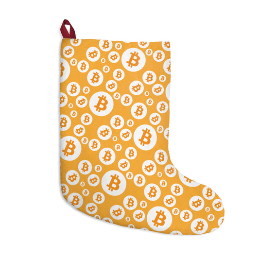 Bitcoin Polkadot Christmas Stocking