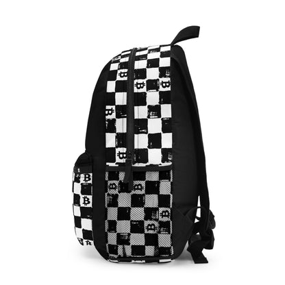 Chessboard Bitcoin Premium Backpack