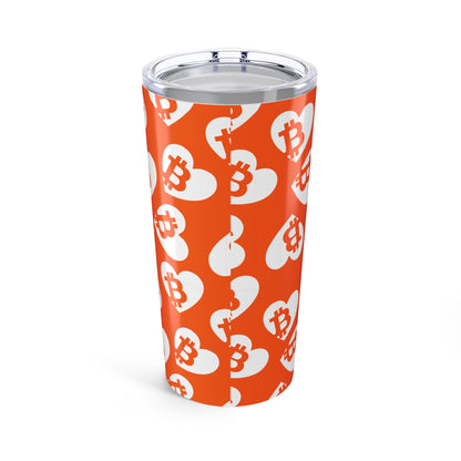 Bitcoin Pocket Heart Tumbler 20oz