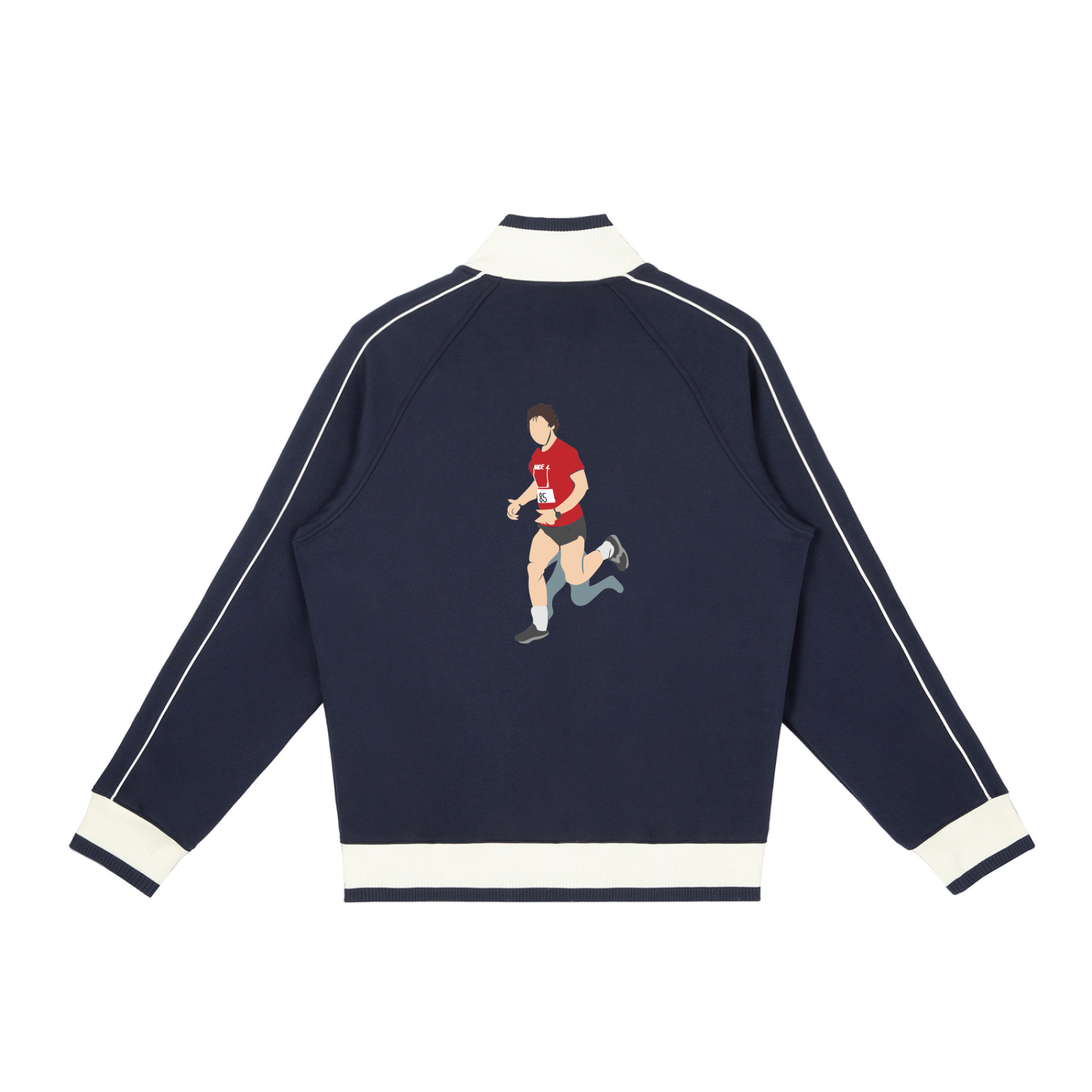 Hal Finney Running Bitcoin Zip Track Jacket