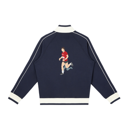Hal Finney Running Bitcoin Zip Track Jacket
