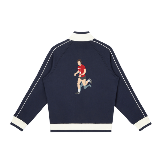 Hal Finney Running Bitcoin Zip Track Jacket