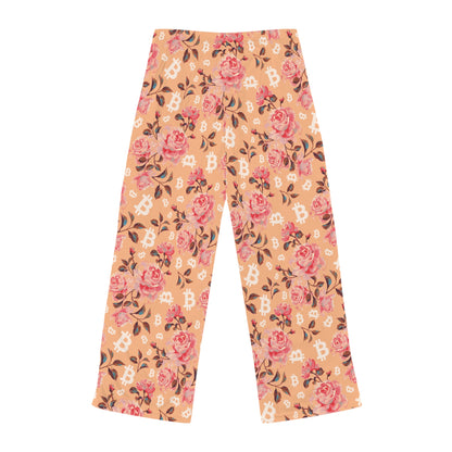 Stack Roses Bitcoin Women's Pyjama Pants