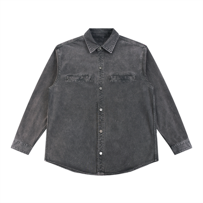 Don't Trust. Verify. Denim Vintage Washed Heavyweight Jacket