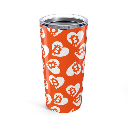 Bitcoin Pocket Heart Tumbler 20oz