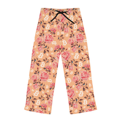 Stack Roses Bitcoin Women's Pyjama Pants
