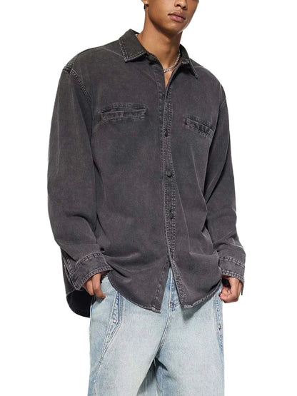 Don't Trust. Verify. Denim Vintage Washed Heavyweight Jacket