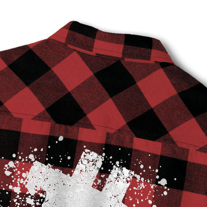 Paint-Me-Bitcoin Unisex Flannel Shirt