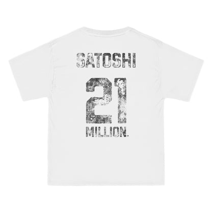 21 Million Team Satoshi Oversized Beefy T-Shirt