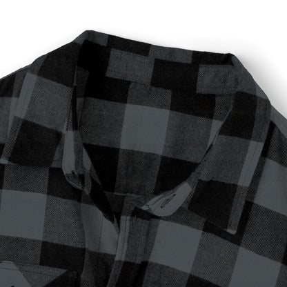 Bitcoin Alaska Unisex Flannel Long Sleeve Shirt