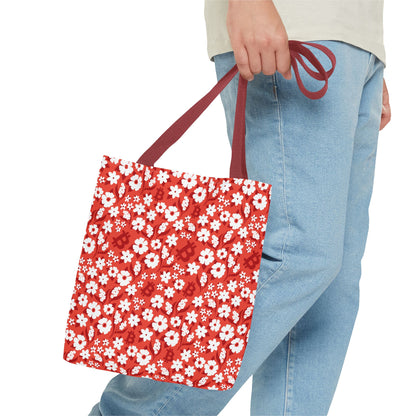 Red Romance Bitcoin Tote Bag