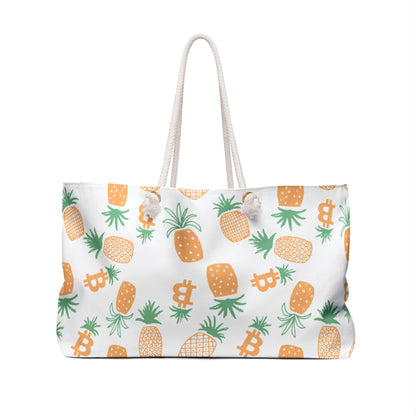 Bitcoin Pineapples Weekender Bag