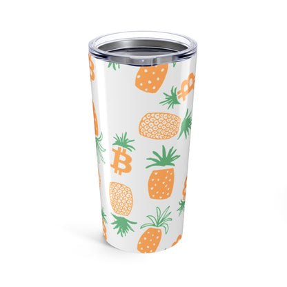 Bitcoin Pineapple Tumbler 20oz