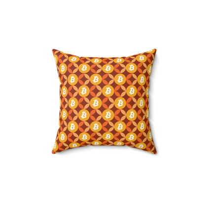 AirBTC Bitcoin 1974 Square Pillow