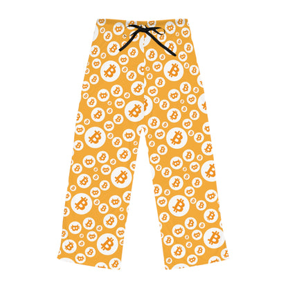 Bitcoin Symbol Polkadot Women's Pyjama Pants