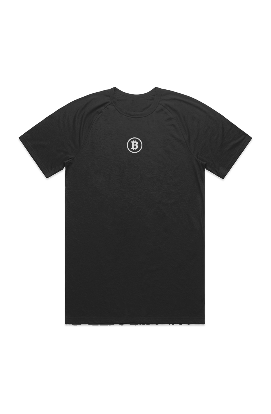 Simple Bitcoin Chest Symbol Sports T-Shirt