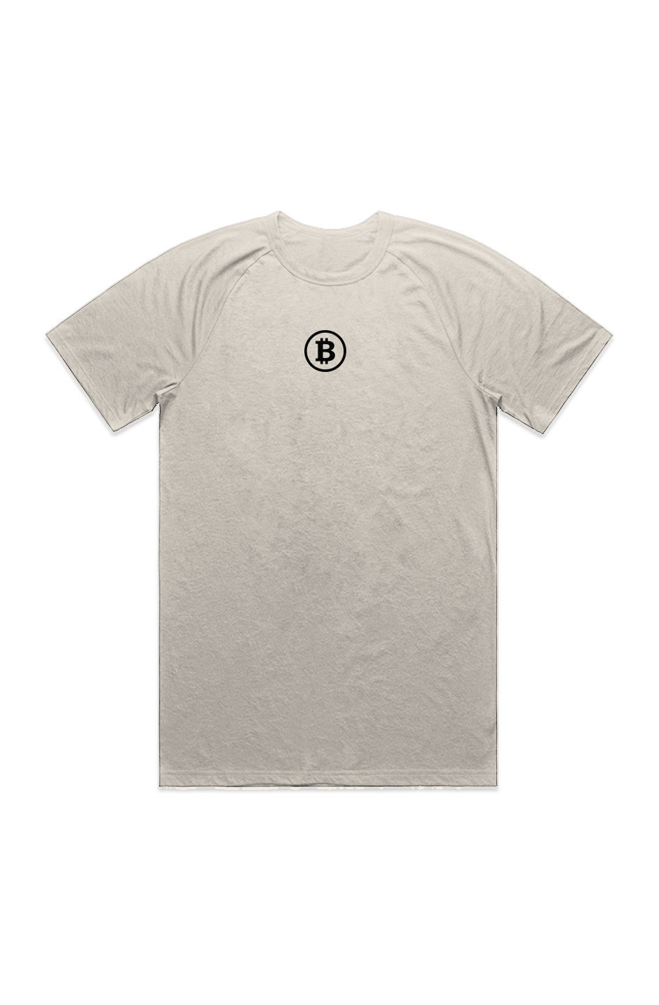 Simple Bitcoin Chest Symbol Sports T-Shirt