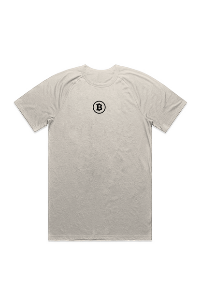 Simple Bitcoin Chest Symbol Sports T-Shirt