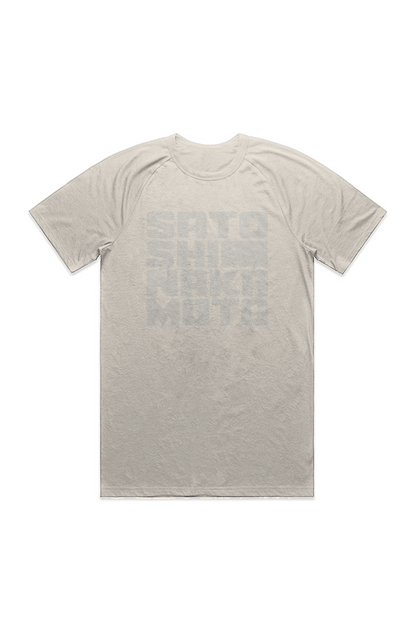 Satoshi Nakamoto Cubed Stealth Sports T-Shirt
