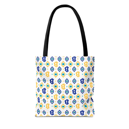 Bitcoin Evil Eye Tote Bag